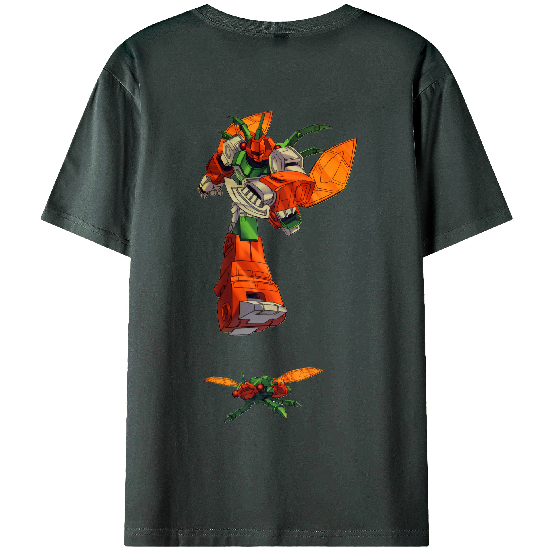 （画像用）  綿100％ メンズ半袖Tシャツ（バックプリント） 通気性